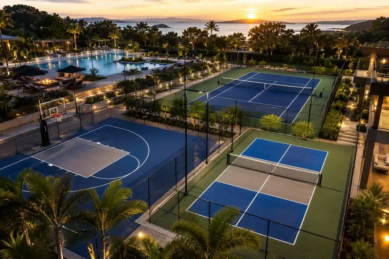 Sports flooring for gyms and courts